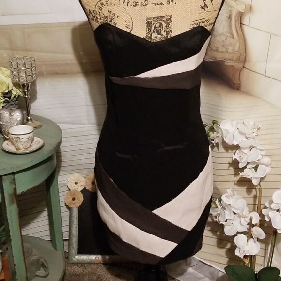 Jessica McClintock Strapless Dress Size 10 - Picture 2 of 7